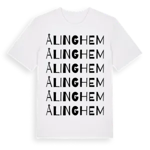 Ålinghem ordlek t-shirt – ekologisk bomull t-shirt från Pinshirt