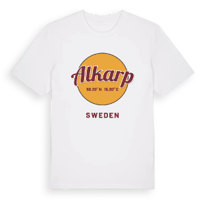 Alkarp cirkel t-shirt – ekologisk bomull t-shirt från Pinshirt