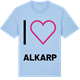 Blue Soul t-shirt med Jag älskar Alkarp t-shirt stort tryck