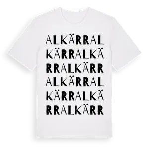 Alkärr ordlek t-shirt – ekologisk bomull t-shirt från Pinshirt