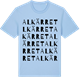 Blue Soul t-shirt med Alkärret ordlek t-shirt