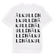 White t-shirt med Älkullen ordlek t-shirt