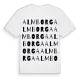 Almborga ordlek t-shirt
