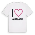 Jag älskar Almkärr t-shirt stort tryck