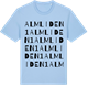 Blue Soul t-shirt med Almliden 1 ordlek t-shirt