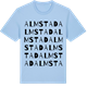 Blue Soul t-shirt med Almstad ordlek t-shirt