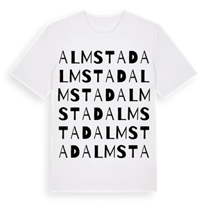 Almstad ordlek t-shirt – ekologisk bomull t-shirt från Pinshirt