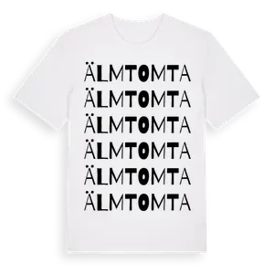 Älmtomta ordlek t-shirt – ekologisk bomull t-shirt från Pinshirt