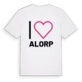 Jag älskar Alorp t-shirt stort tryck