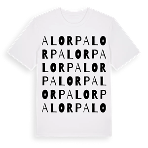 Alorp ordlek t-shirt – ekologisk bomull t-shirt från Pinshirt