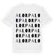 Alorp ordlek t-shirt