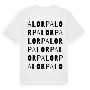 Alorp ordlek t-shirt – ekologisk bomull t-shirt från Pinshirt