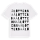 Ålötterna ordlek t-shirt