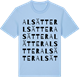 Blue Soul t-shirt med Alsätter ordlek t-shirt