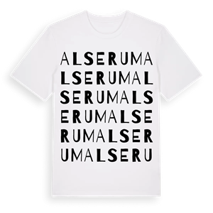 Alserum ordlek t-shirt – ekologisk bomull t-shirt från Pinshirt