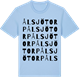 Blue Soul t-shirt med Ålsjötorp ordlek t-shirt