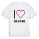 Jag älskar Ålstad t-shirt stort tryck