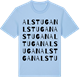 Blue Soul t-shirt med Alstugan ordlek t-shirt
