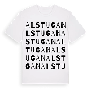 Alstugan ordlek t-shirt – ekologisk bomull t-shirt från Pinshirt