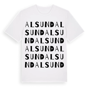Alsund ordlek t-shirt – ekologisk bomull t-shirt från Pinshirt