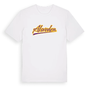 Alsveden baseball t-shirt – ekologisk bomull t-shirt från Pinshirt
