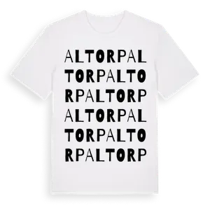 Altorp ordlek t-shirt – ekologisk bomull t-shirt från Pinshirt