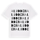 Aludden ordlek t-shirt