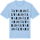 Blue Soul t-shirt med Älvarum ordlek t-shirt