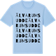 Blue Soul t-shirt med Älvarums udde ordlek t-shirt