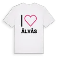 Jag älskar Älvås t-shirt stort tryck