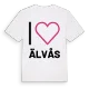 Jag älskar Älvås t-shirt stort tryck