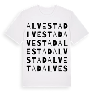 Alvestad ordlek t-shirt – ekologisk bomull t-shirt från Pinshirt