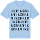 Blue Soul t-shirt med Alviken ordlek t-shirt