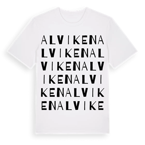 Alviken ordlek t-shirt – ekologisk bomull t-shirt från Pinshirt