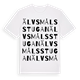 Älvsmålsstugan ordlek t-shirt