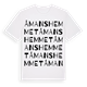Åmanshemmet ordlek t-shirt