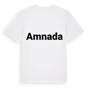 Amnada fetstil t-shirt – ekologisk bomull t-shirt från Pinshirt