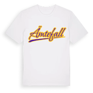 Ämtefall baseball t-shirt – ekologisk bomull t-shirt från Pinshirt