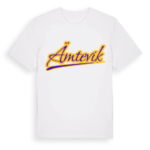 Ämtevik baseball t-shirt – ekologisk bomull t-shirt från Pinshirt