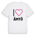 Jag älskar Ämtö t-shirt stort tryck