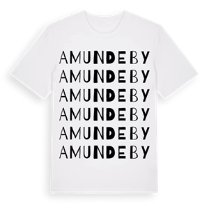 Amundeby ordlek t-shirt – ekologisk bomull t-shirt från Pinshirt