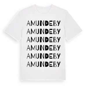 Amundeby ordlek t-shirt – ekologisk bomull t-shirt från Pinshirt