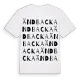 Ändbacka ordlek t-shirt