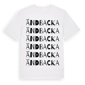Ändbacka ordlek t-shirt – ekologisk bomull t-shirt från Pinshirt