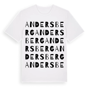 Andersberg ordlek t-shirt – ekologisk bomull t-shirt från Pinshirt