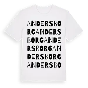Andersborg ordlek t-shirt – ekologisk bomull t-shirt från Pinshirt