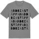 Mid Heather Gray t-shirt med Andreastäppan ordlek t-shirt