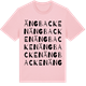 Pink Cotton t-shirt med Ängbacken ordlek t-shirt