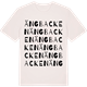 Vintage White t-shirt med Ängbacken ordlek t-shirt