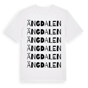 Ängdalen ordlek t-shirt – ekologisk bomull t-shirt från Pinshirt